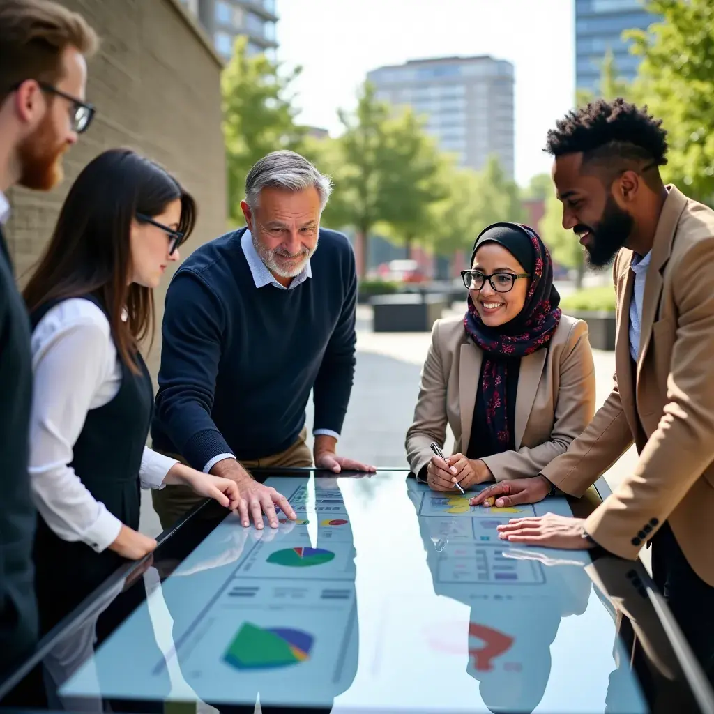 Supporting visual content